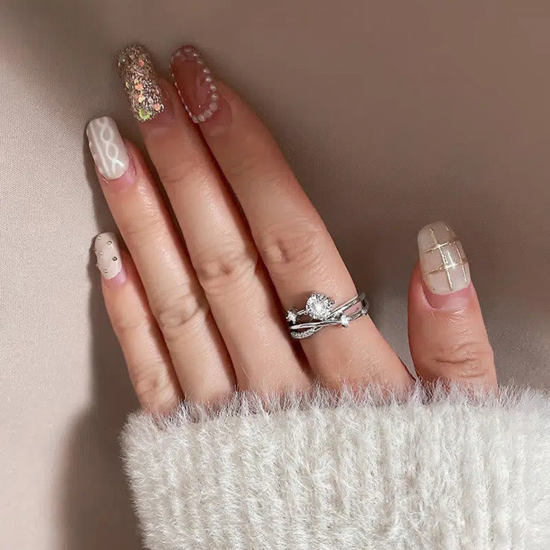 FREE Today: Cosmic Planet Orbit Mozambique Diamond Ring