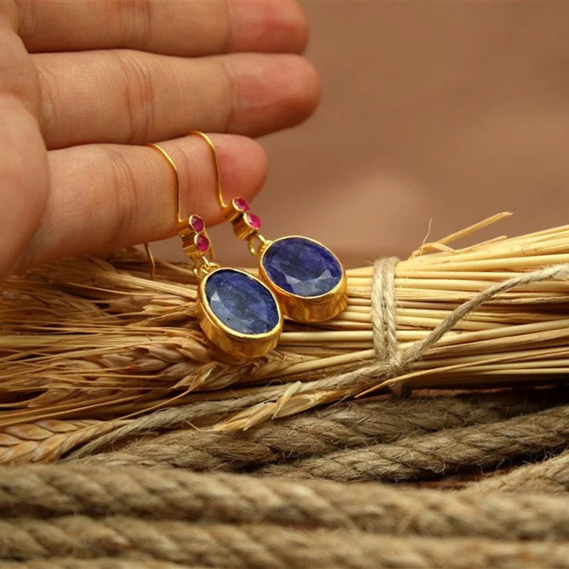 Lapis lazuli earrings