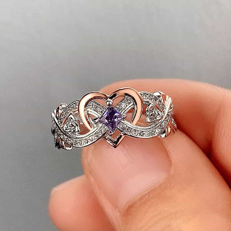 FREE Today: February Amethyst Birthstone Ring
