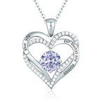 FREE Today: "I Love You Always and Forever" – Forever Love Birthstone Heart Necklace