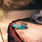 FREE Today: Blue Lagoon Turquoise 2 Piece Ring