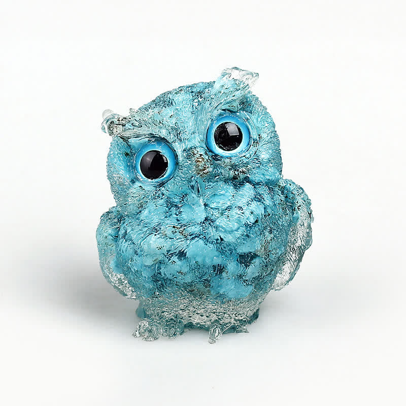 FREE Today: Natural Crystal Owl Healing Gemstone Decoration
