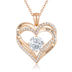 FREE Today: "I Love You Always and Forever" – Forever Love Birthstone Heart Necklace