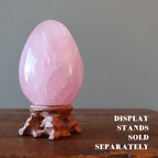 Easter Rose Quartz Dancing Star Crystal Egg