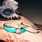 FREE Today: Blue Lagoon Turquoise 2 Piece Ring