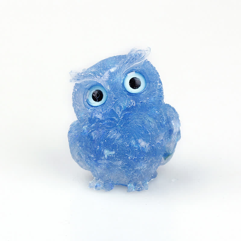 FREE Today: Natural Crystal Owl Healing Gemstone Decoration