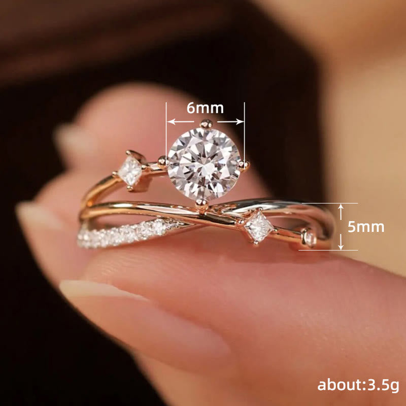 FREE Today: Cosmic Planet Orbit Mozambique Diamond Ring