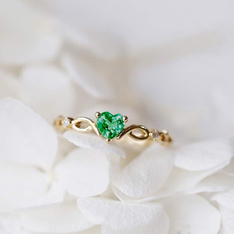 FREE Today: The Eternal Heart - Birthstone Ring