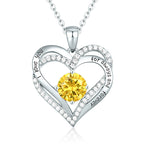 FREE Today: "I Love You Always and Forever" – Forever Love Birthstone Heart Necklace
