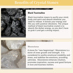 Easter Moonstone Tourmaline New Beginnings Crystal Egg