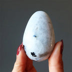 Easter Moonstone Tourmaline New Beginnings Crystal Egg