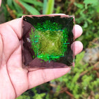 FREE Today: Guardian's Prosperity Obsidian & Peridot Orgone Pyramid