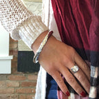 Hammered Bliss Bangle