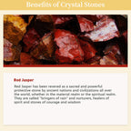 Easter Red Jasper Fire Spirit Crystal Egg