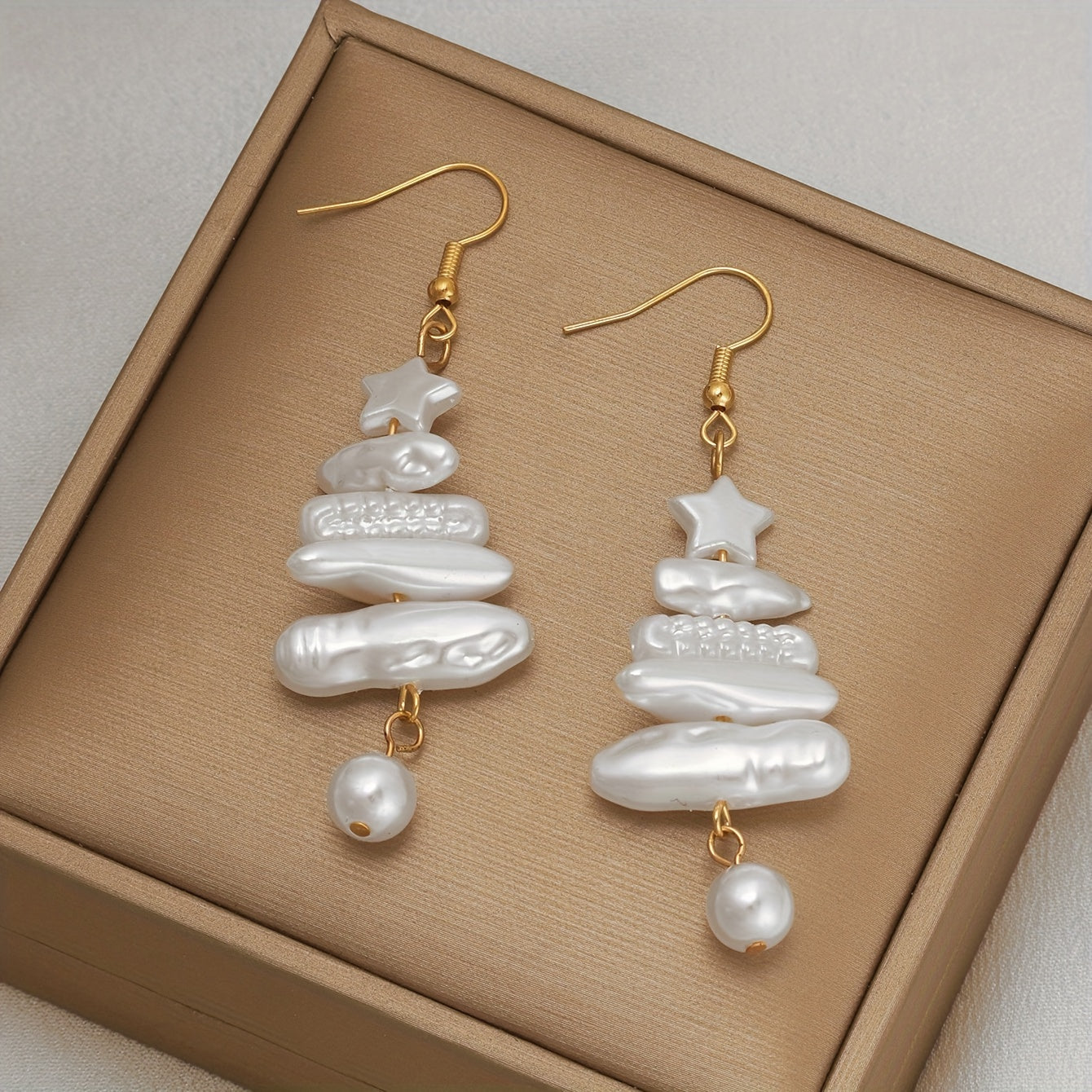 Boho Tree Star Earrings