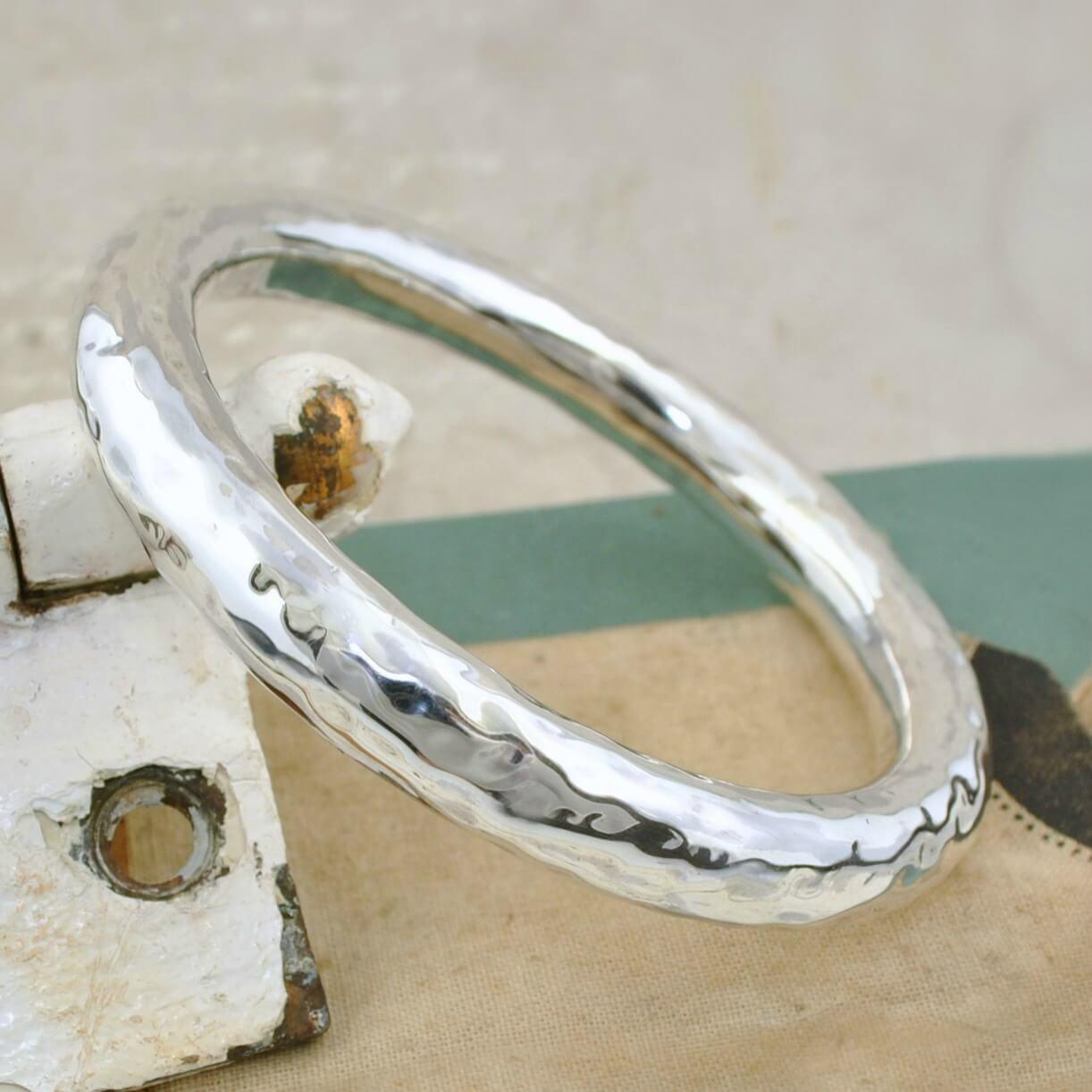 Hammered Bliss Bangle