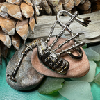 Alba Bagpipes Brooch