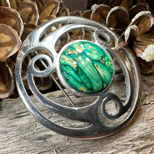 Alana Heathergems Brooch