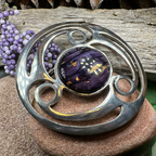 Alana Heathergems Brooch