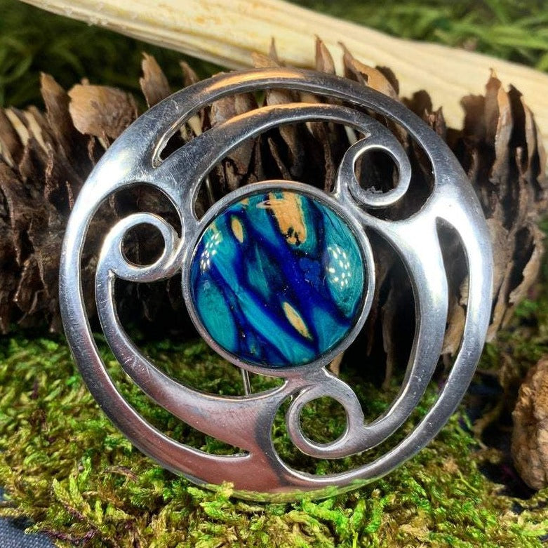 Alana Heathergems Brooch