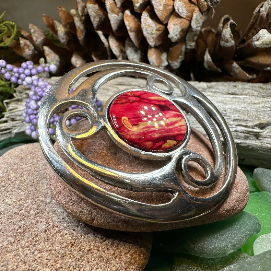 Alana Heathergems Brooch