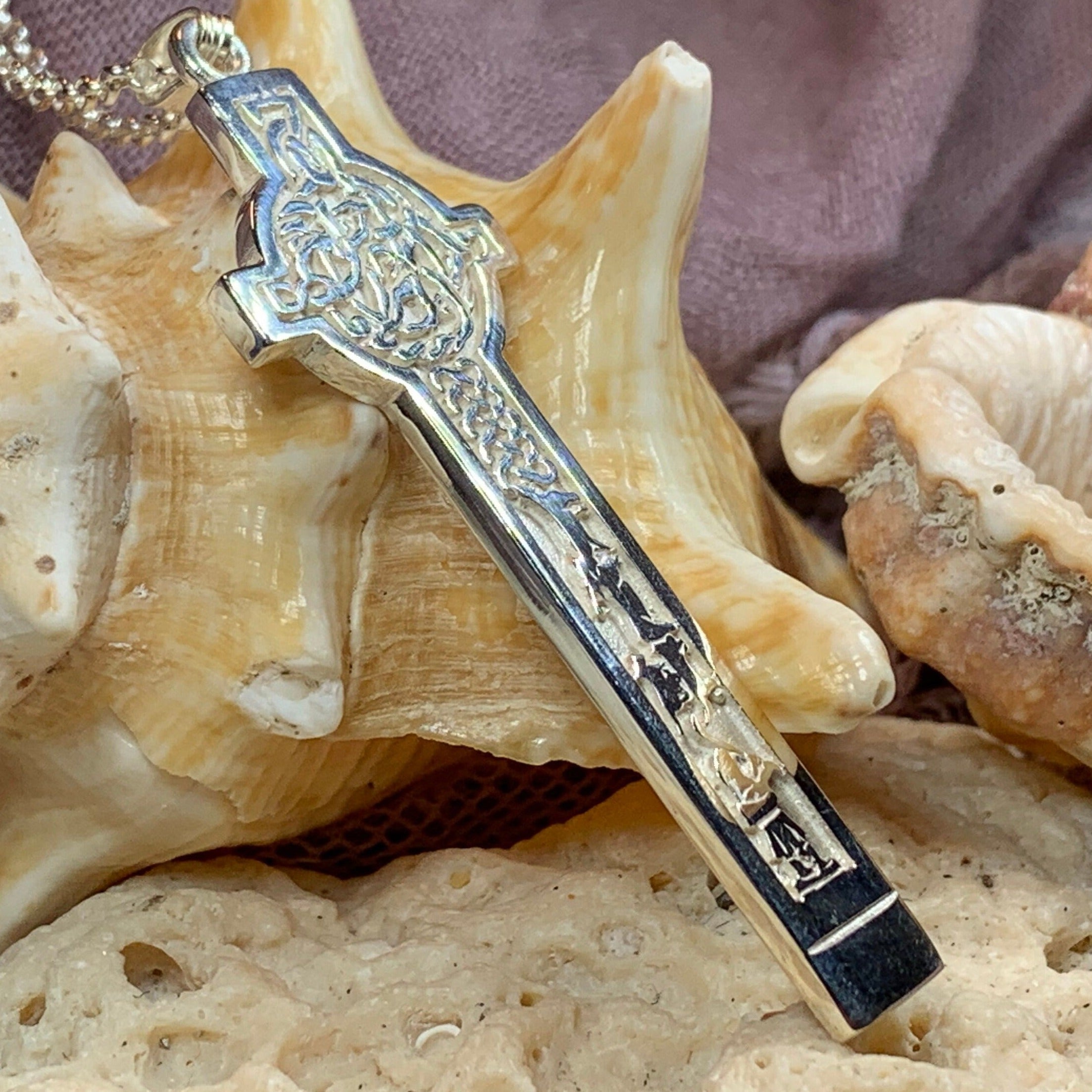 Alexander Scottish Celtic Cross Necklace