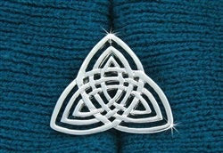 Yvonne Trinity Knot Brooch