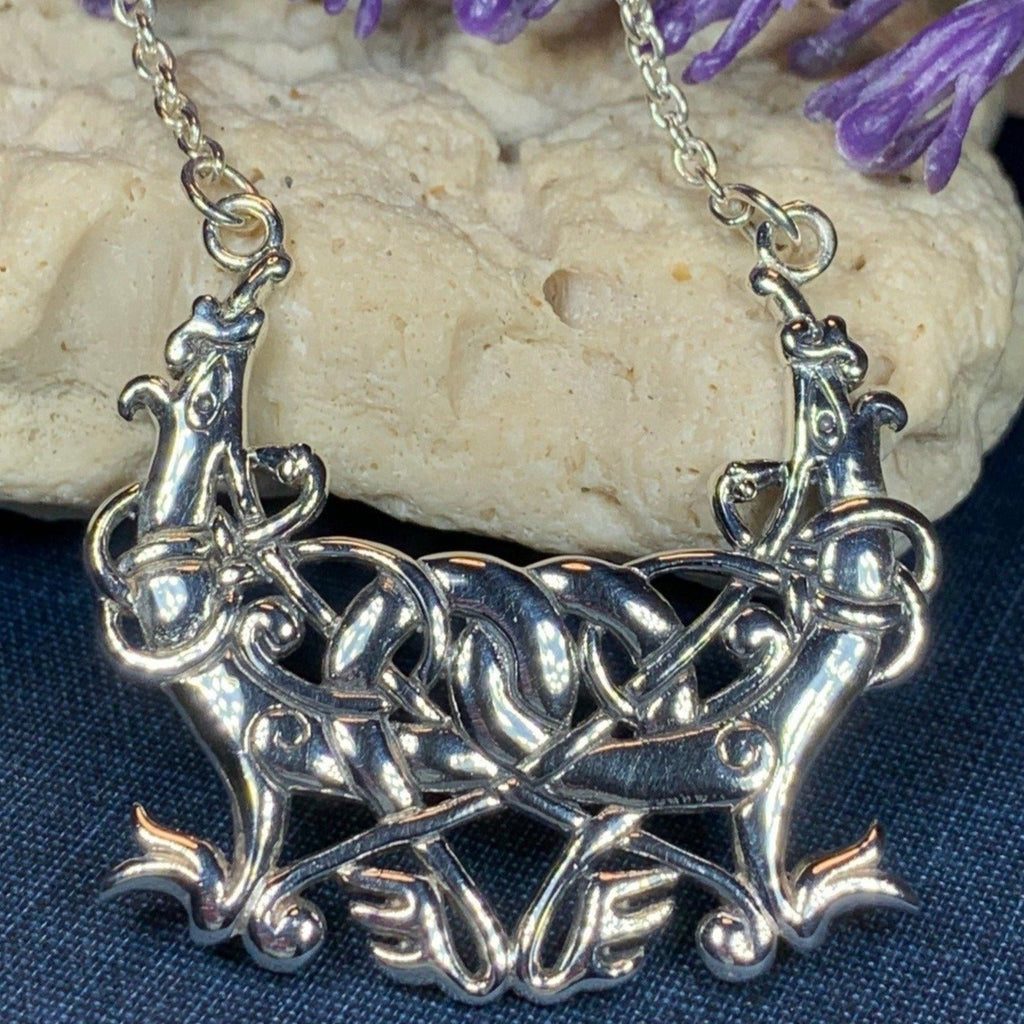 Airica Celtic Viking Silver Necklace