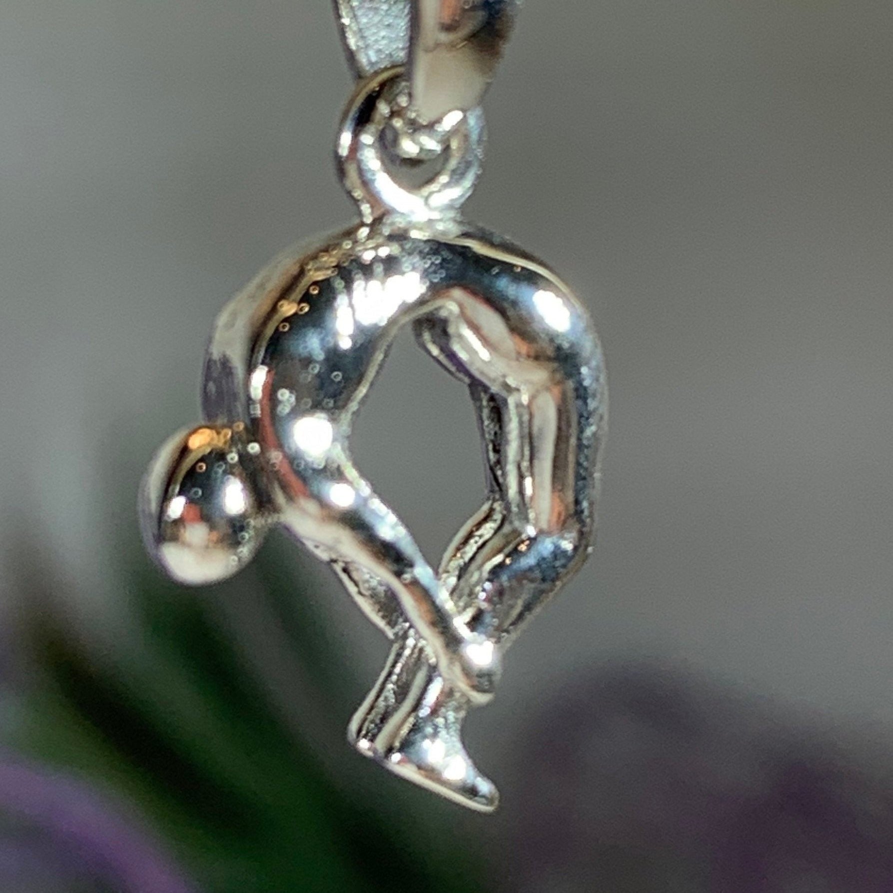 Yoga Pose Om Necklace