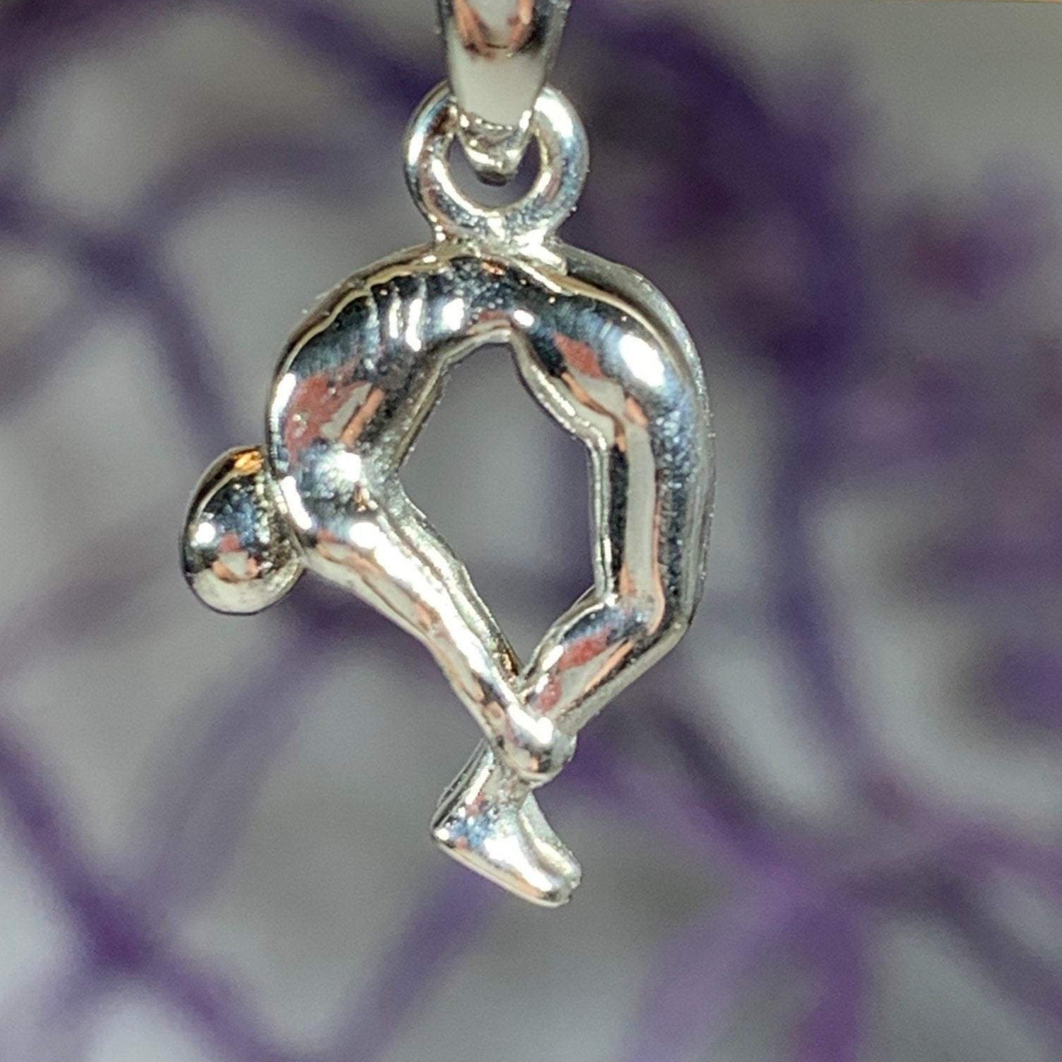 Yoga Pose Om Necklace