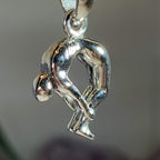 Yoga Pose Om Necklace