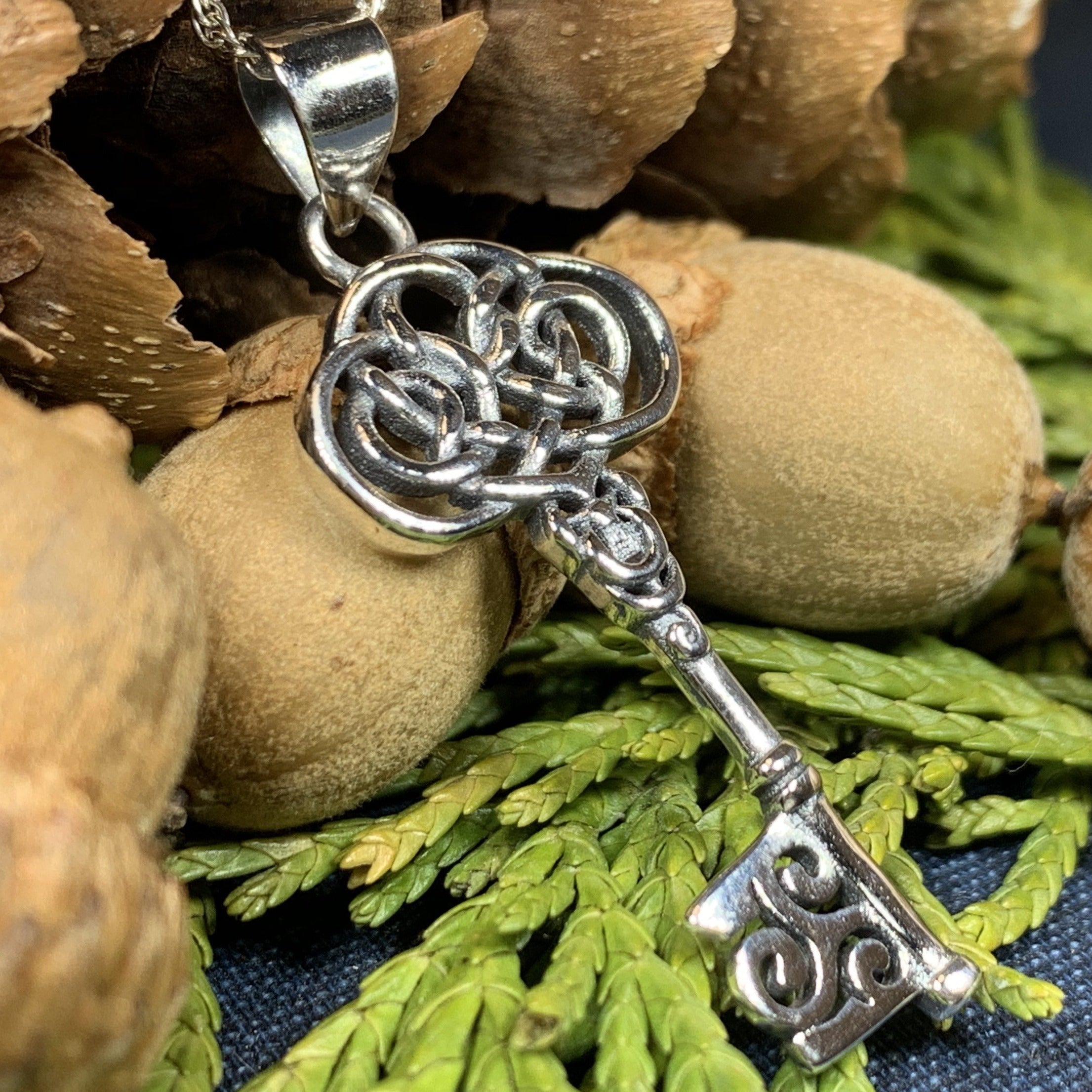 Adelaide Celtic Key Necklace
