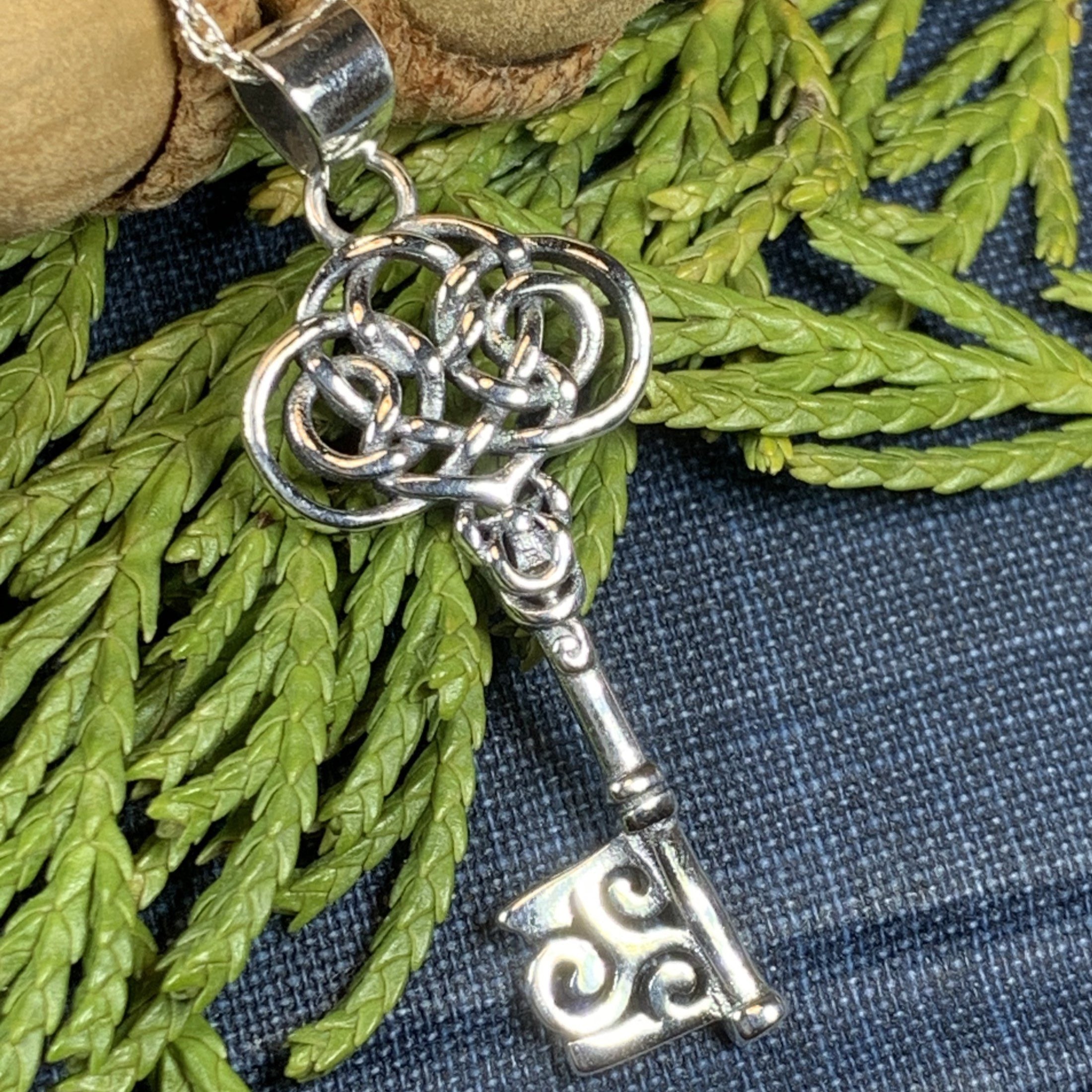 Adelaide Celtic Key Necklace