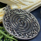 Aenor Celtic Spiral Necklace