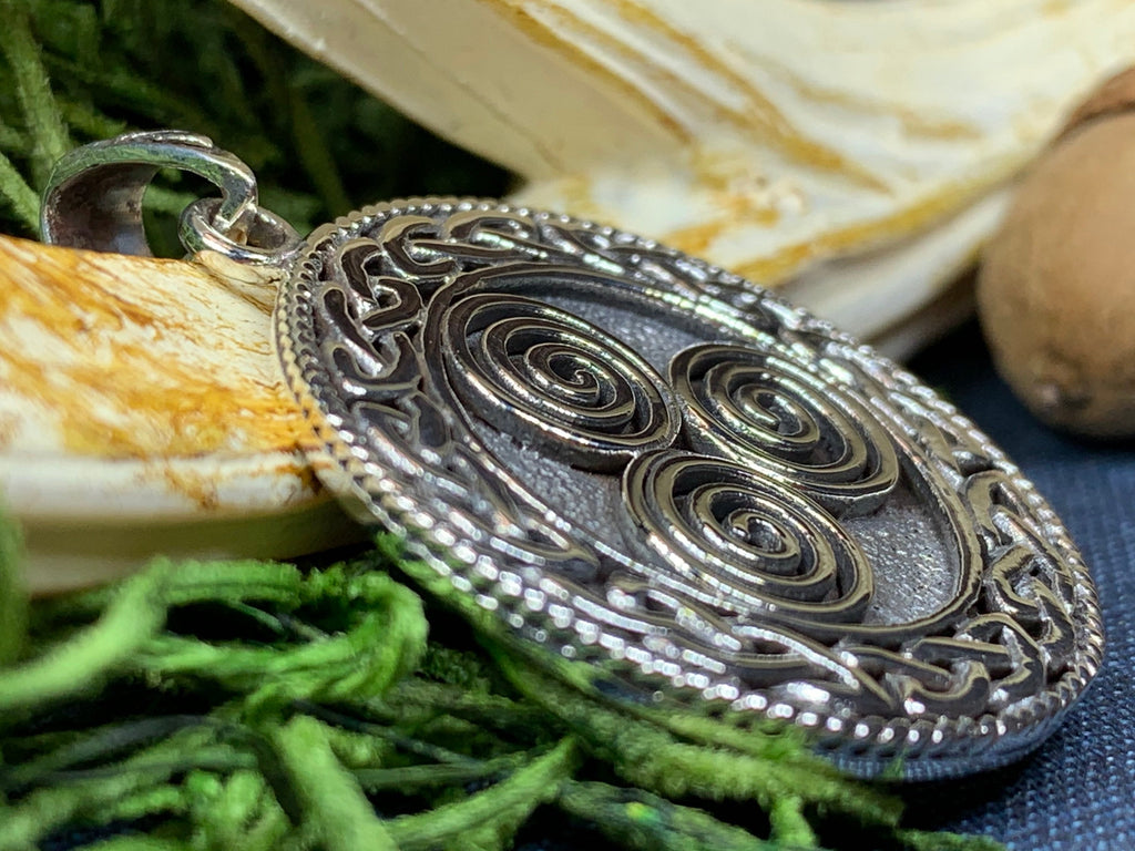 Adalgard Celtic Spiral Necklace