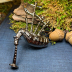 Alba Bagpipes Brooch