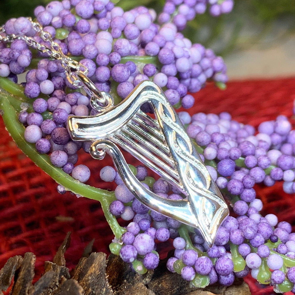 Alianna Irish Harp Necklace