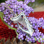 Alianna Irish Harp Necklace