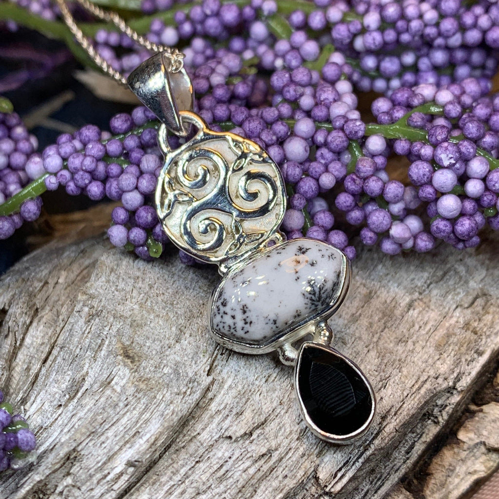 Abria Celtic Spiral Necklace