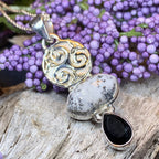 Abria Celtic Spiral Necklace