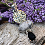 Abria Celtic Spiral Necklace