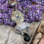 Abria Celtic Spiral Necklace