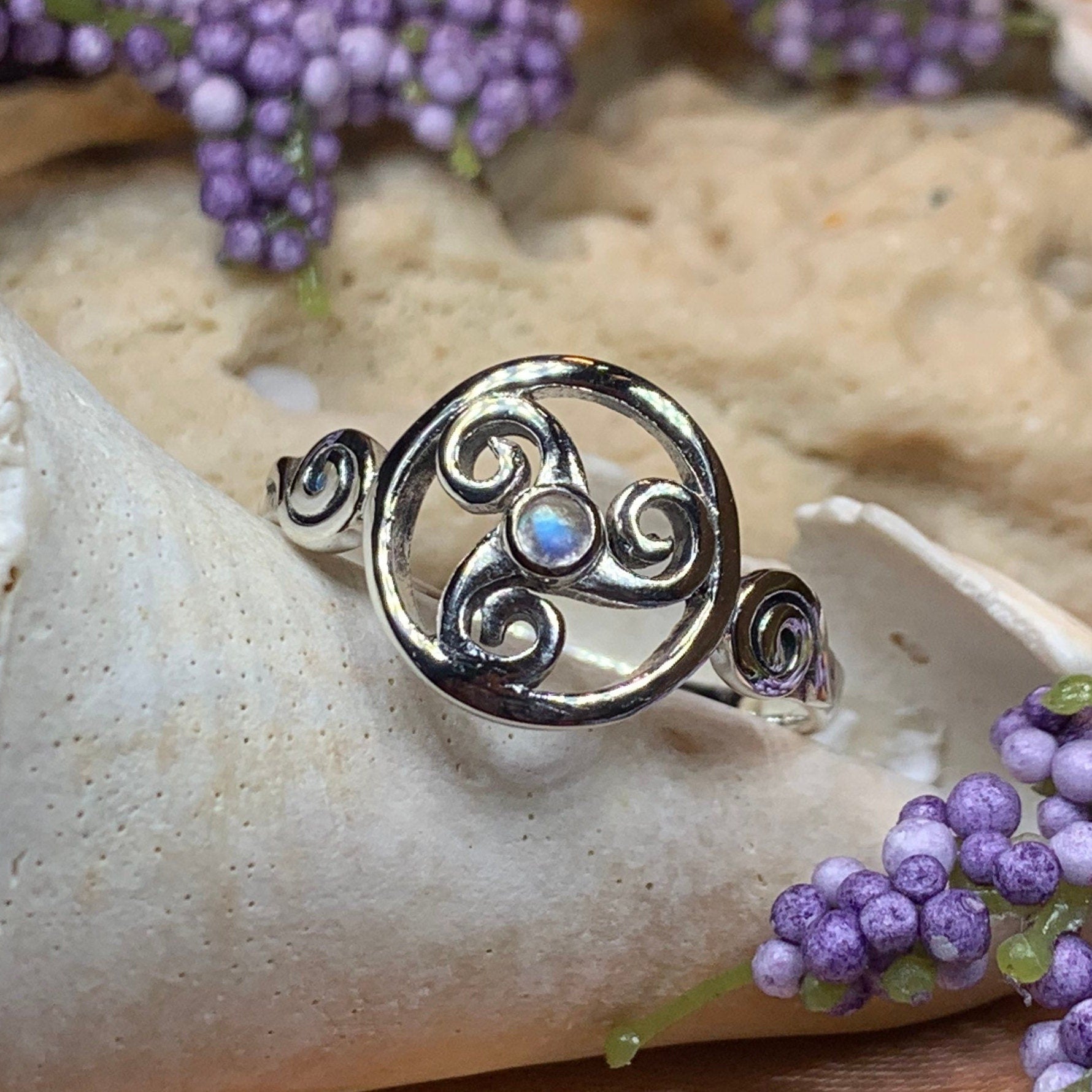 Amrita Celtic Spiral Ring