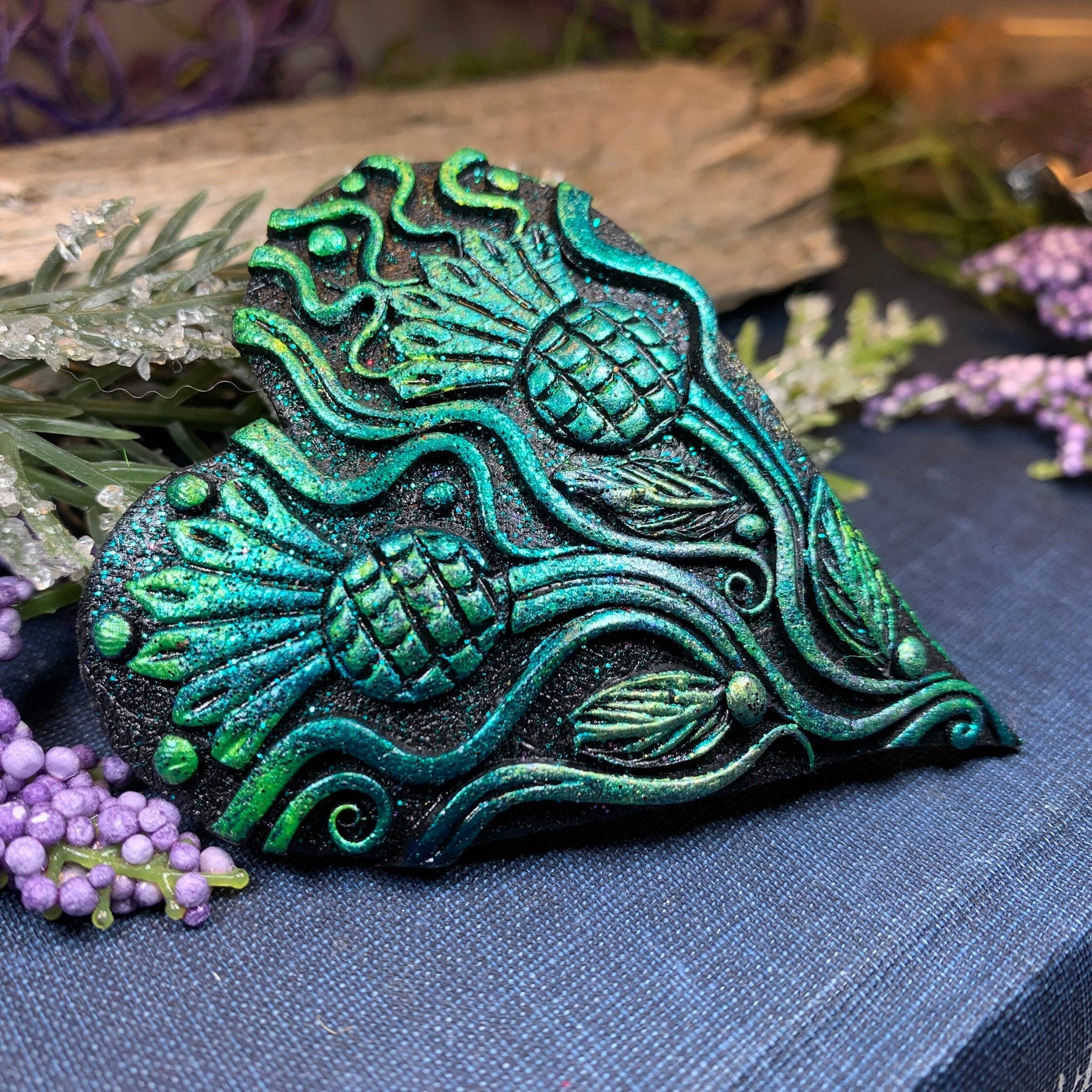 Adore Scottish Thistle Brooch