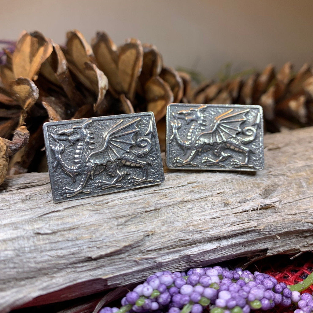 Aeron Welsh Dragon Cuff Links