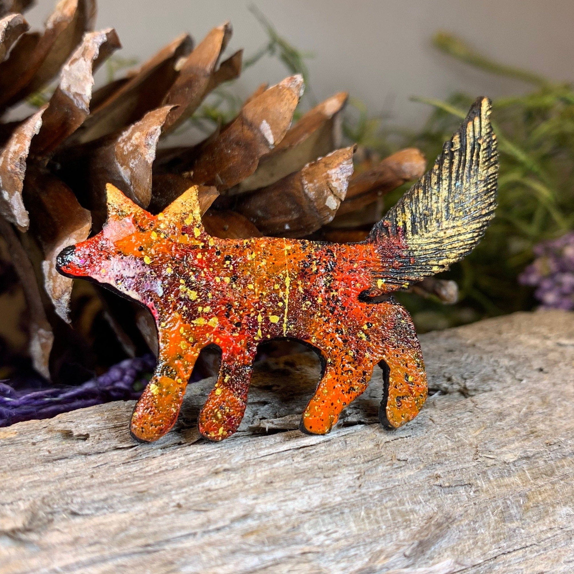 Zola Fox Brooch