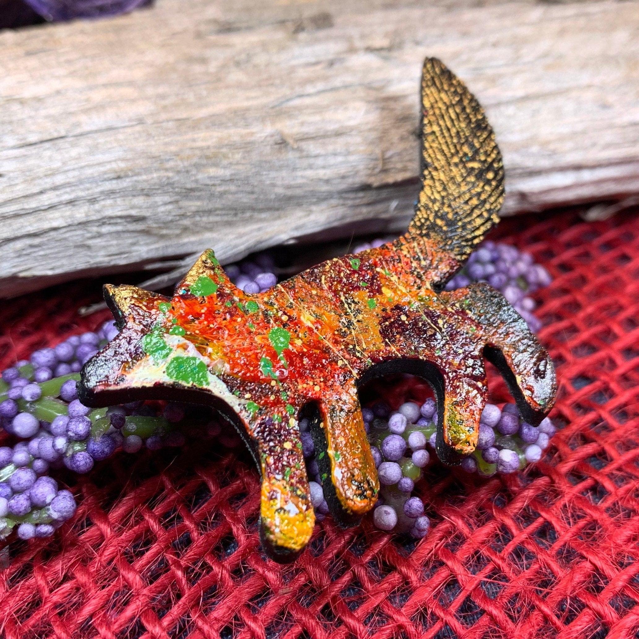 Zola Fox Brooch