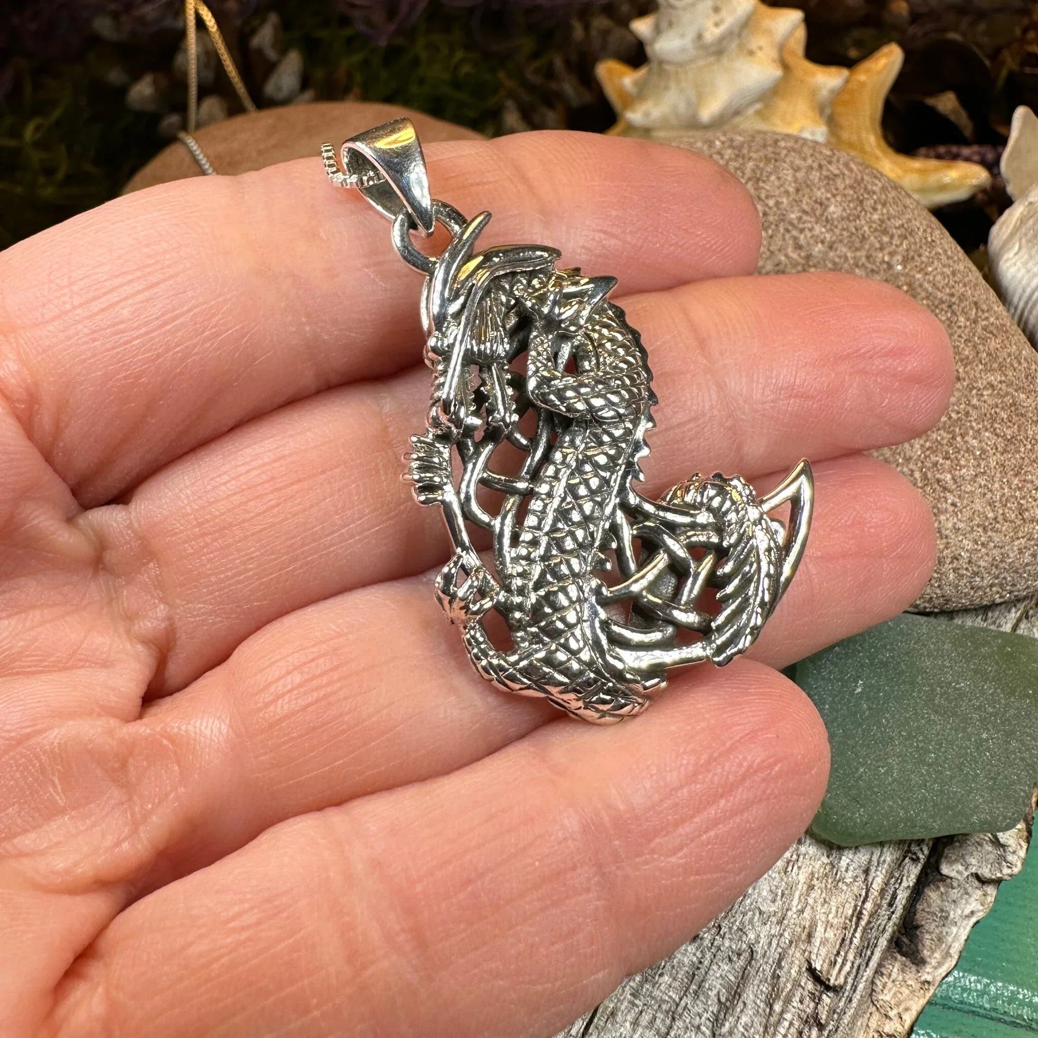 Aevnass Dragon Moon Necklace