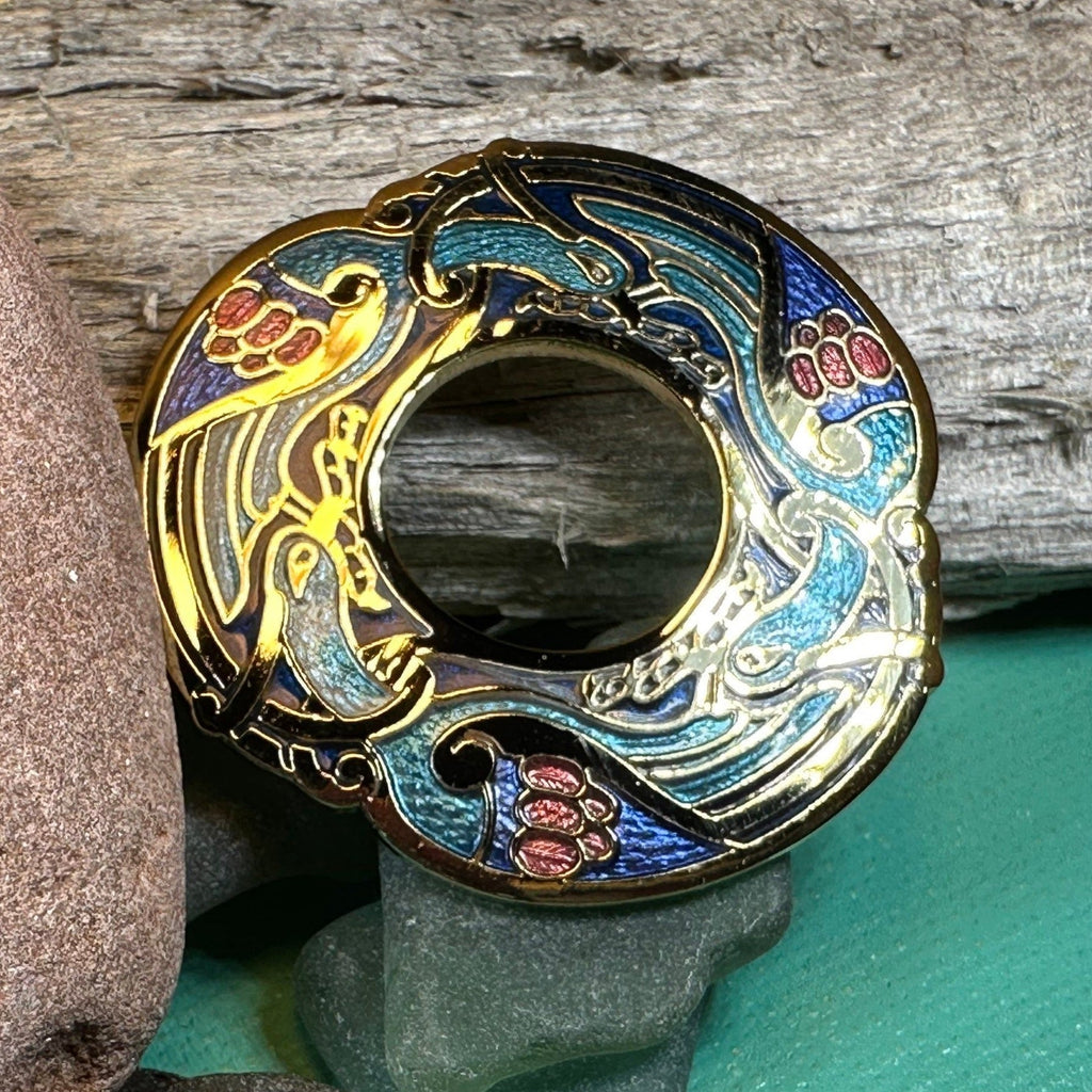Adhar Celtic Birds Brooch