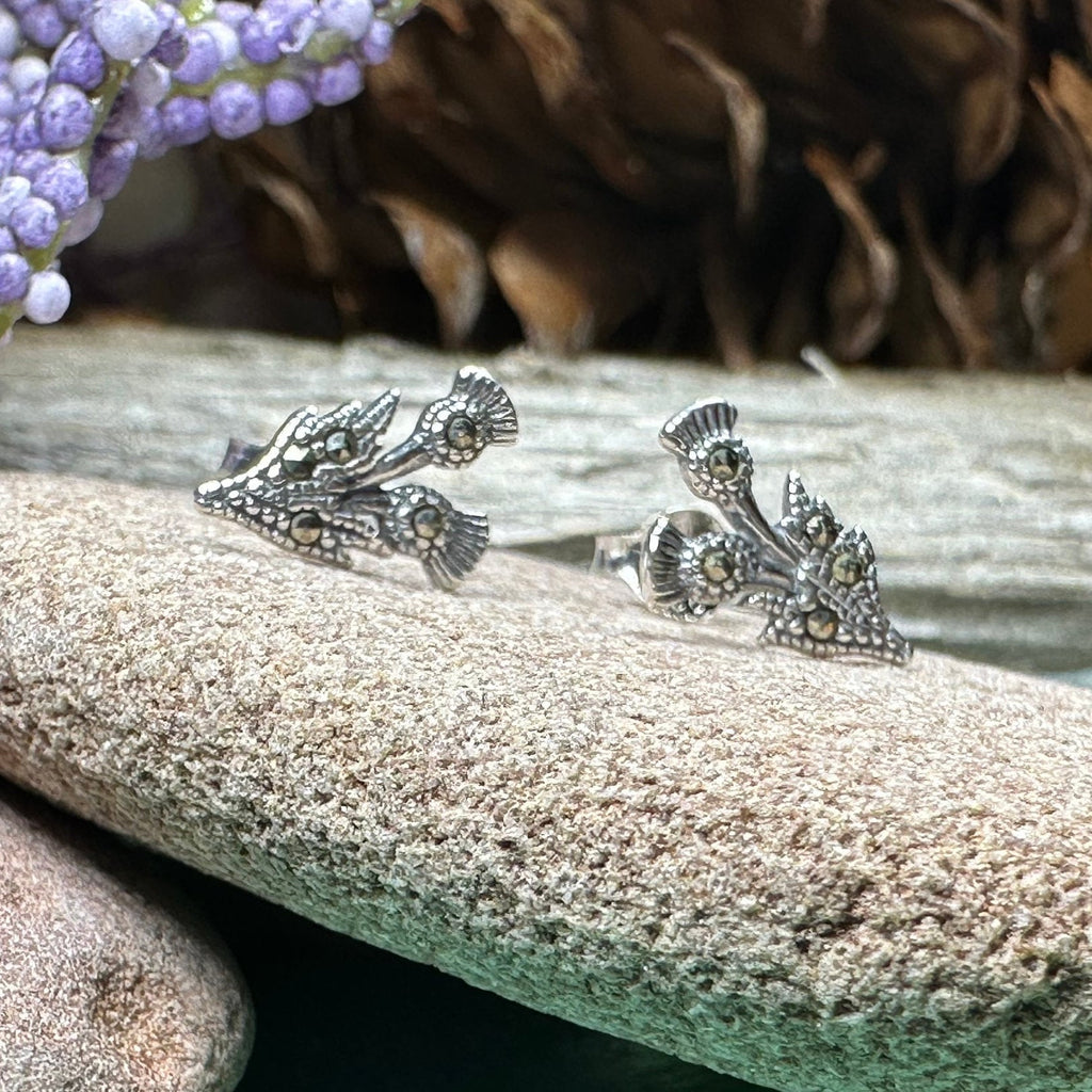 Aerona Thistle Stud Earrings